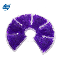 Compresse Réutilisable Chaude/Froide pour Soin des Seins, Coussinets Lavables en Gel pour Allaitement, Soulagement de la Douleur et Refroidissement Post-Accouchement, Pack de Glace pour Soin des Seins pour Jeunes Mamans