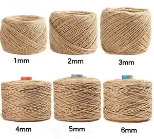 Twine diy high quality handmade rope natural thick fine twine craft decoration tag binding rope jute rope