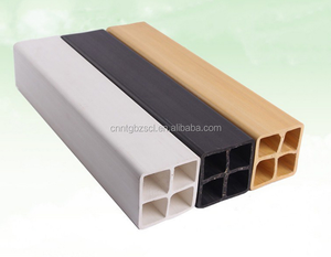 WPC Nhà Máy Giá Rỗng Composite Teak Cột Gỗ Ống Cho Phân Vùng Tường <span class=keywords><strong>Panel</strong></span> 100*100Mm Trung Quốc Nhà Cung Cấp - Product Image 5