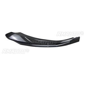 Gloss Black/Carbon Look ABS Front Bumper Lip Spoiler Splitter Diffuser Body Kits Tuning for Kia EV6 2021 2022 2023 - Product Image 6