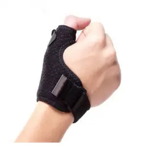 Verstellbarer schwarzer Neopren-Handgelenk riemen Hand wickels tütze Brace Pads Band Gym