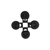 Dispositif de fixation circulaire en corde noire, qui peut être utilisé pour resserrer la corde de traction
