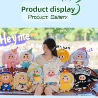 Nuevo Bebé Heyme-400% V1 Primera Generación Caja Sorpresa Linda y Moderna Muñeca de Peluche Corto Hecha a Mano Unisex Edades 5+ Regalo de Cumpleaños Tamaño Grande