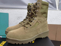 Bottes tactiques Belleville originales HSM056, couleur coyote foncé, semelle extérieure en caoutchouc antidérapante pour entraînement en extérieur LXG.