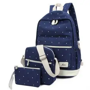 Женский комплект из трех предметов, школьные сумки для подростков, рюкзак, сумка