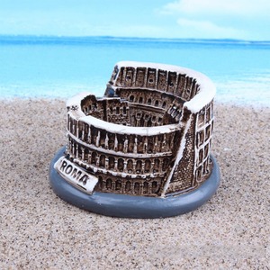 Tavolo di sabbia psicologico eco-friendly resina sabbia gioco modello scatola di terapia giocattoli con Logo romano colosseo - Product Image 2