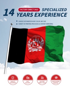 Biểu Tượng Tùy Chỉnh 90*150Cm Polyester Hồi giáo Cờ Của Hồi giáo Các Tiểu Vương Quốc Của Afghanistan Cờ Biểu Ngữ - Product Image 4