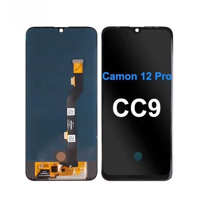 SOR Quality Super Quest Brand Original Mobile Phone Display Lcd Screen Replacement for Tecno Camon 12 Pro