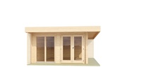 Casa de bungalow de madera al aire libre moderno jardín de madera Oficina casa de madera techo plano Tiny Living Casa Cabane