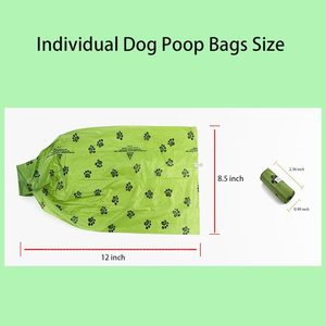 Premium PLA+PBAT & Plastic Strong Dog Poop Waste Bag with Dispenser CE ROHS Certified - Product Image 3