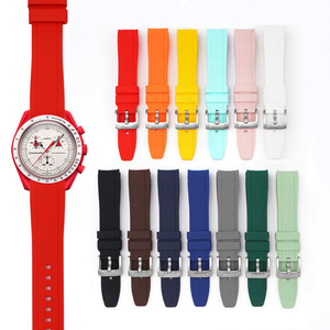 <span class=keywords><strong>Correa</strong></span> de <span class=keywords><strong>Reloj</strong></span> de Goma TPU de Primera Calidad, 20 mm, 22 mm, Universal, Curva, de <span class=keywords><strong>Silicona</strong></span>, para Relojes Curvos de Marca de 18 mm, 19, 21 mm - Product Image 2