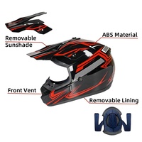 Casque modulaire Abs le plus populaire pour adultes Casque intégral de moto avec doublure en coton personnalisé Casque d'équitation protège-tête en usine