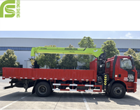 ZLT2000V4 Zoomlion 8 chargeable Cargo Ton Camion Grue Machine de construction 4 sections construction élévateurs pick-up voiture grue