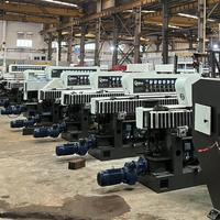 Solution tout-en-un : Machine de chanfreinage et de bordage automatique de verre plat à vitesse variable CNC haute précision à 9 moteurs