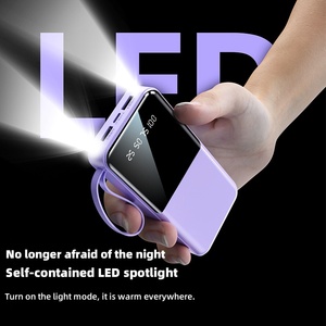 Nouveauté Projecteur <span class=keywords><strong>LED</strong></span> personnalisable Banques d'alimentation Centrale électrique 10000mah 30000mah Câbles de charge rapide Banques d'alimentation innovantes - Product Image 2