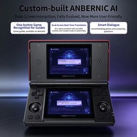 Console de jeux vidéo portable Anbernic RG DS à double écran, console de jeu portable 4 pouces Android 14, lecteur de poche pour enfants
