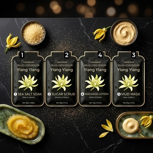 Kit de Pédicure Bio 4-en-1 à l'Extrait Naturel <span class=keywords><strong>d</strong></span>'<span class=keywords><strong>Ylang</strong></span>-<span class=keywords><strong>Ylang</strong></span> pour Spa, Élimination des Callosités, Hydratation Longue Durée, Ensemble de Produits Pédicure et Manucure - Product Image 3