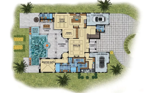 Villa Prefabricada Costera de Lujo de Dos Pisos <span class=keywords><strong>con</strong></span> Piscina Infinita Privada y Brasero Exterior - Product Image 4