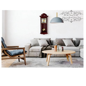 Pendule <span class=keywords><strong>Grand</strong></span>-père Horloge Murale 55.88cm (H) Bedford Horloge Collection Acajou Horloge Murale Pendule Carillons, Cerise - Product Image 3