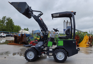 Mini Cargadora <span class=keywords><strong>de</strong></span> Ruedas Articulada Multifuncional H160 Euro, Cargadora Frontal 4x4 con Ruedas Pequeñas para Uso Agrícola - Product Image 6