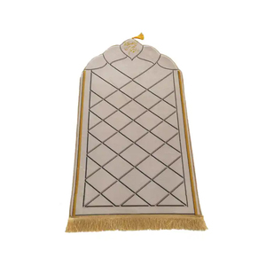 Tapis Qibla lavable en machine tapis de prière à genoux tapis de prière <span class=keywords><strong>pour</strong></span> mosquée tapis de prière turc cadeaux - Product Image 3