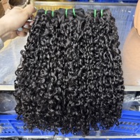 Extensions de Cheveux Bouclés Pixie Super Double Drawn avec Mèches, Livraison Gratuite, Cheveux 100% Naturels Alignés dans le Sens de la Cuticule