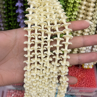 Perles en résine aux couleurs hawaïennes pour la fabrication de bijoux, perles de corail synthétique DIY, brin de 38 cm