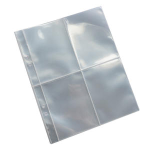 透明PPフロスト加工ステッカーカードポケットスリーブ 野球写真用黒コレクターカードアルバムバインダー - Product Image 2