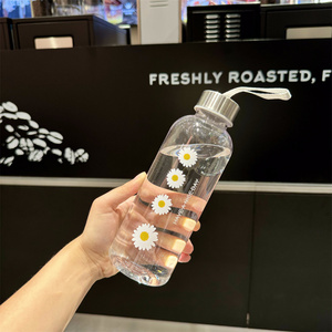 Petite bouteille d'eau givrée par marguerite de 500ML pour le voyage directement potable et bouillante respectueuse de l'environnement - Product Image 1