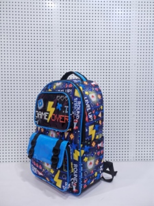 Anti-vol boucle fermeture éclair enfants sacs d'école adolescents collège étudiant ordinateur portable 18 "sac à dos loisirs sac de voyage pour garçons hommes - Product Image 3