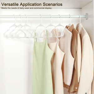 Lindon không trượt Trắng nhựa móc 50 gói với tiết kiệm không gian thiết kế mỏng - Product Image 4