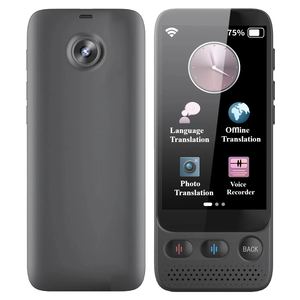 S09 เครื่องแปล<span class=keywords><strong>ภาษา</strong></span>แบบพกพา แปลเสียงทันที ด้วย AI อัจฉริยะ แปลภาษาพร้อมกัน รองรับ<span class=keywords><strong>ภาษา</strong></span>ออฟไลน์ - Product Image 1
