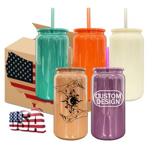 Paquete de 25 Tapas para Latas de Refresco de Acero Inoxidable de 16 oz, Ecológicas, para Camping y Aire Libre, con Pajita y Diseño UV DTF, Duración de 6 a 12 Horas - Product Image 1