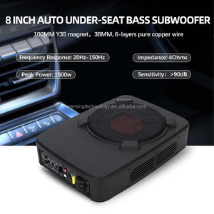 <span class=keywords><strong>Caisson</strong></span> <span class=keywords><strong>de</strong></span> basses actif pour <span class=keywords><strong>voiture</strong></span> <span class=keywords><strong>de</strong></span> 8 pouces, 150 W, haute performance, basses profondes, fin et <span class=keywords><strong>compact</strong></span> pour la mise à niveau audio du véhicule - Product Image 3