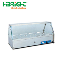 Bain-marie commercial de table/vertical électrique/à vapeur, capacité 150L, chauffe-plats avec surveillance à distance pour restaurants et restauration rapide