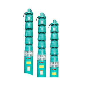 Bomba sumergible trifásica QJ de pozo profundo de hierro fundido de alta elevación y multietapas de gran caudal para edificios comerciales - Product Image 3