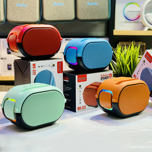 WS-312 1200mAh 8 Wát mới cho Quà tặng khuyến mãi không dây xách tay Mini Karaoke DJ Retro Đảng Loa điện thoại cho 5.4 RGB LED - Product Image 3