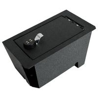 Tuojue Boîte de verrouillage de voiture en métal robuste Coffre-fort de camion de Console caché antivol pour Kits intérieurs Toyota Sequoia