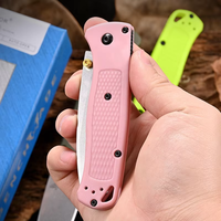 Couteau pliant tactique OEM S90V avec lame en acier et manche en nylon pour la survie, le camping en plein air et la légitime défense (54g)
