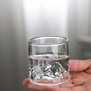 Juegos de té y teteras de vidrio resistente al calor para uso doméstico, una tetera y cuatro tazas para ver las montañas, y teteras para oficina. - Product Image 5