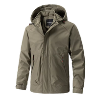 Blouson Bomber Homme Printemps Automne Décontracté Extérieur Streetwear Coupe-Vent Polyester Vente en Gros Manteau Vêtements de Travail Alpinisme Chaud