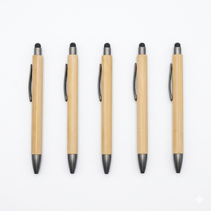 Hot Sale Wholesale Custom Logo 1.0mm Black Ink Bamboo Ballpoint <strong>Pen</strong> For Tip Bulk Assorted Promotional <strong>Pen</strong> Office School - Product Image 1