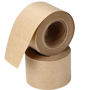 Transparent Adhesive Tape Brown Paper Kraft Paper Tape For Carton Sealing Waterproof Cinta