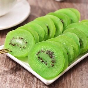 Kiwi vert séché en vente directe d'usine, 500 g, goût sucré, traité à l'eau, tranches entières, collations en vrac, vente en gros - Product Image 6