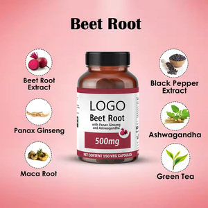 Hữu cơ tự nhiên củ cải gốc viên nang Pre Workout bổ sung củ cải gốc viên nang với Panax nhân sâm và Ashwagandha - Product Image 4