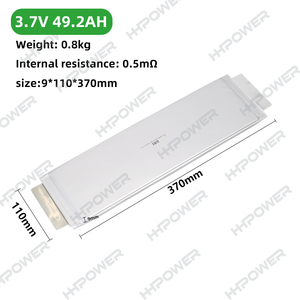 Cellule NMC 16C haute performance rechargeable 3,7 V, batterie lithium 3,7 V 49,2 Ah 52 Ah pour véhicule électrique, cellule Power Pouch - Product Image 4