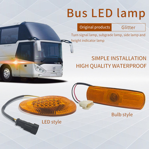 Nouvelles feux de signalisation de direction pour bus Jiuqiang de Chine, <span class=keywords><strong>orange</strong></span> et blanc, haute luminosité, intérieur LED, accessoires de bus en plastique - Product Image 2