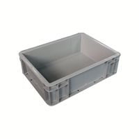 Récipient à plateau multi-usages Euro Logistics 600x400mm Boîte de retournement en plastique utilisée dans les caisses en plastique des usines de volaille et de viande