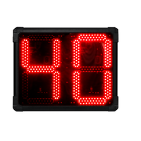 Contador Digital LED GANXIN Grande de 12 Pulgadas, Rango Editable de 0-99s, Cuenta Regresiva y Ascendente, Resistente al Agua, Reloj de 24s para Partidos de Baloncesto