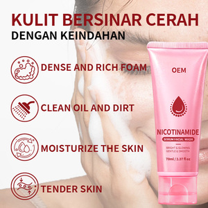 Sérum Nettoyant <span class=keywords><strong>Visage</strong></span> OEM à la Niacinamide 70ml Marque Privée Éclaircissant Doux Non Desséchant Moussant Rapidement - Product Image 3